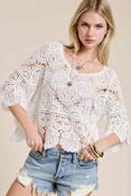 Daisy Floral Crochet Top (REG)