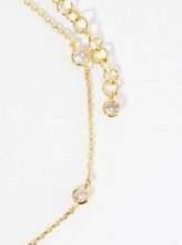 18K Dipped Bezel CZ Anklet