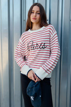 Red Striped Paris Sweater (REG)