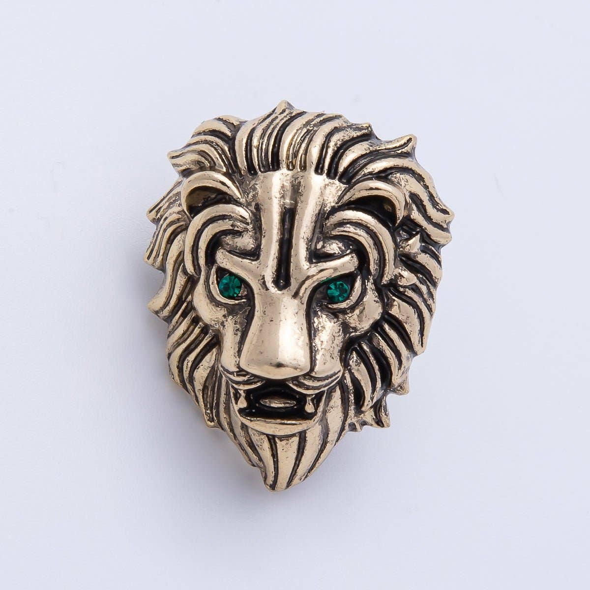 Vintage Lion Head Brooch