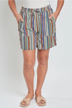 Missy Pull On Shorts in Printed Stripe (REG)