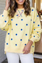 Lovely Day Yellow Polka Dot Sweatshirt (REG/PLUS)