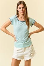 A Little Lace Top in Sage (REG)