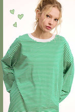 Apple Green Striped Top (REG)