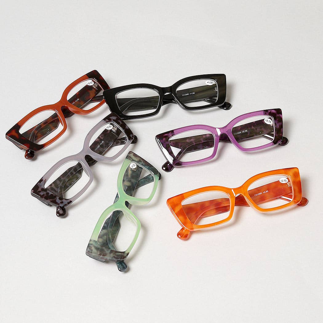 Bold Cat Eye Reading Glasses