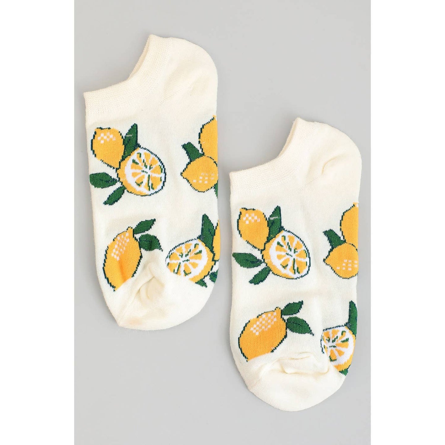 Lemon No Show Ankle Socks