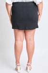 Gauze Cargo Skort in Black (REG)
