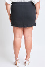 Gauze Cargo Skort in Black (REG)