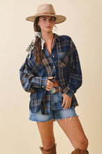 Kambrie Plaid Flannel Top (REG)
