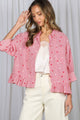 Red Striped Ruffled Top w/ Stars (REG)