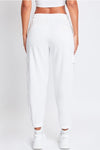 Nylon Pocket Jogger Pants in White (REG)