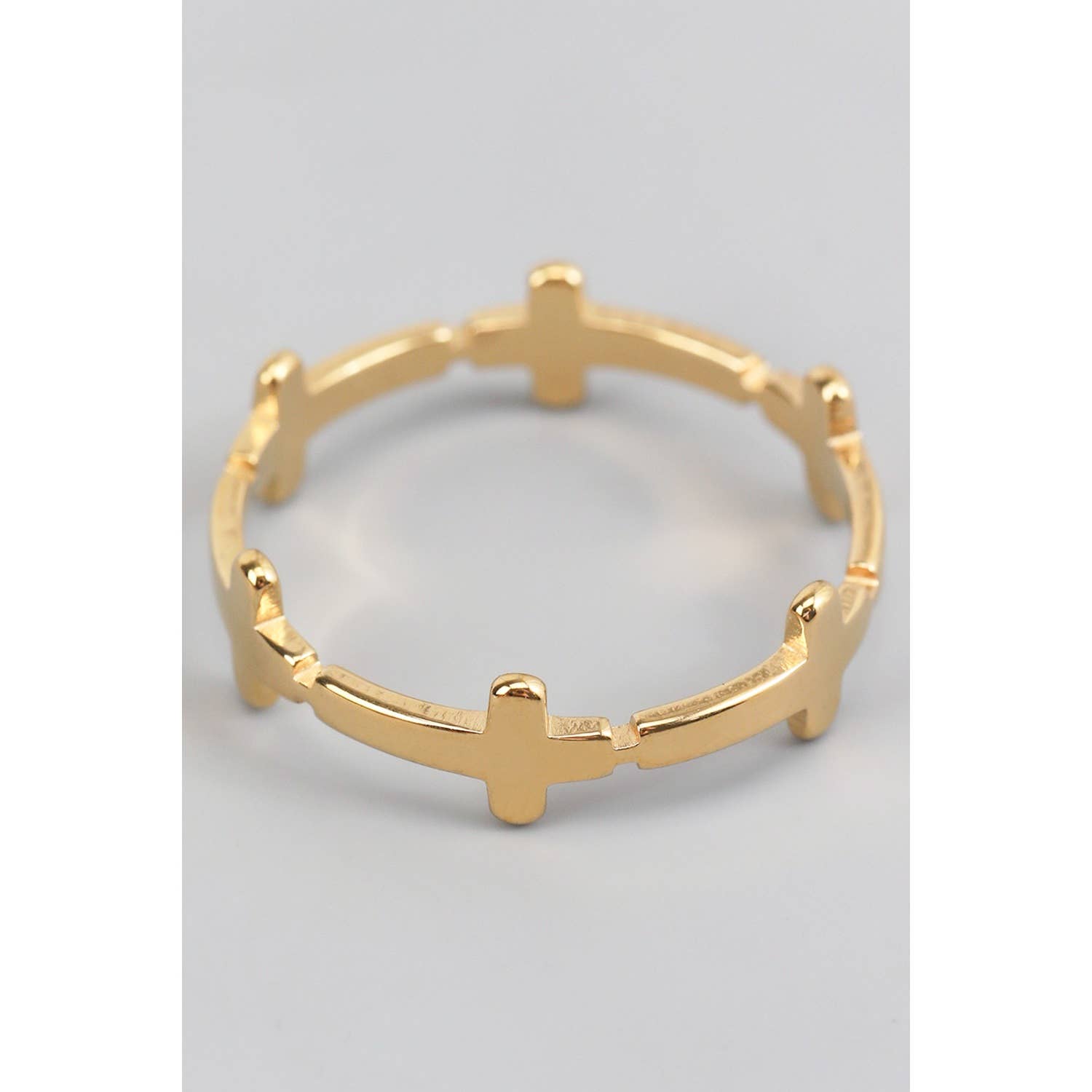 Brass Cross Link Ring