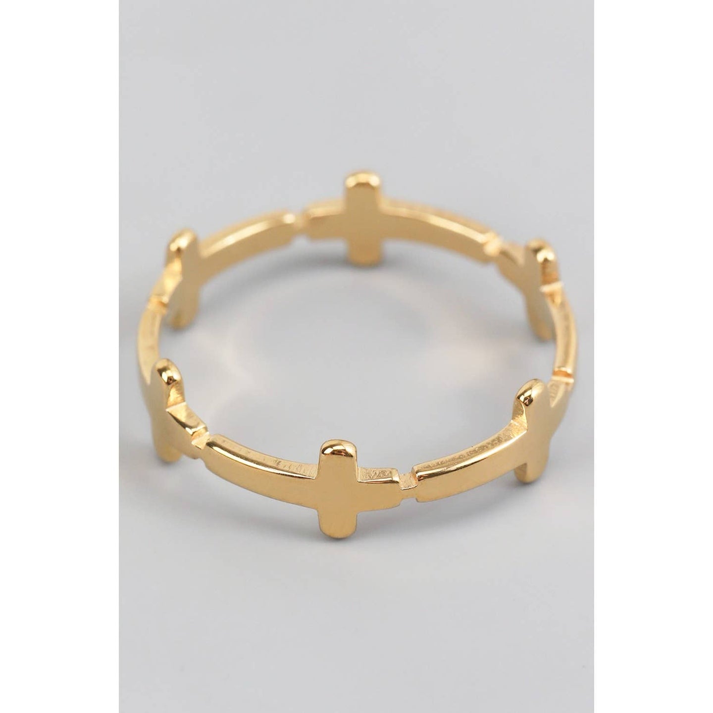 Brass Cross Link Ring