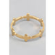 Brass Cross Link Ring