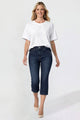 YMI Missy Side Slit Capris (REG)