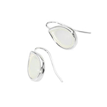 Sea Glass Teardrop Earrings