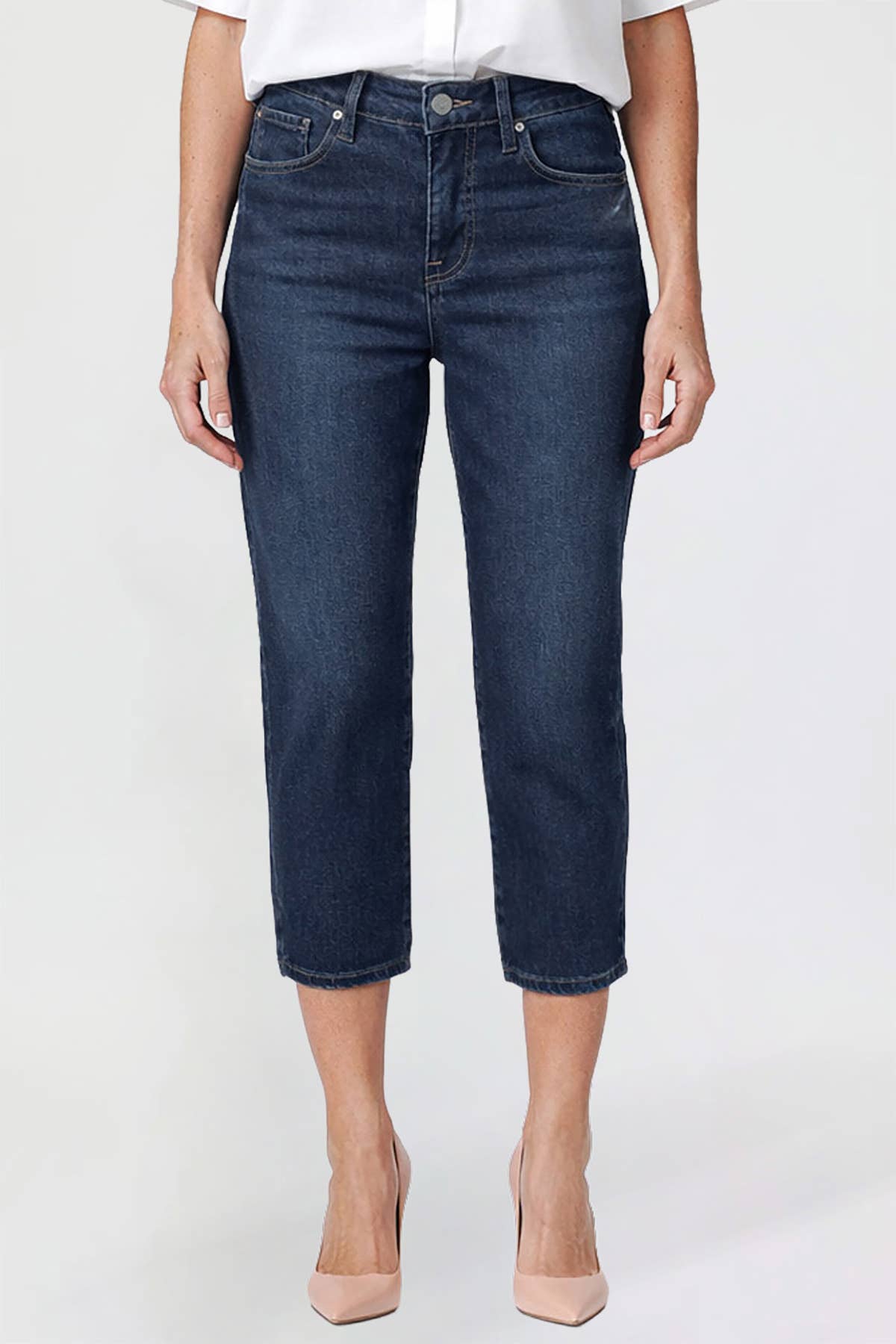 YMI Missy Side Slit Capris (REG)