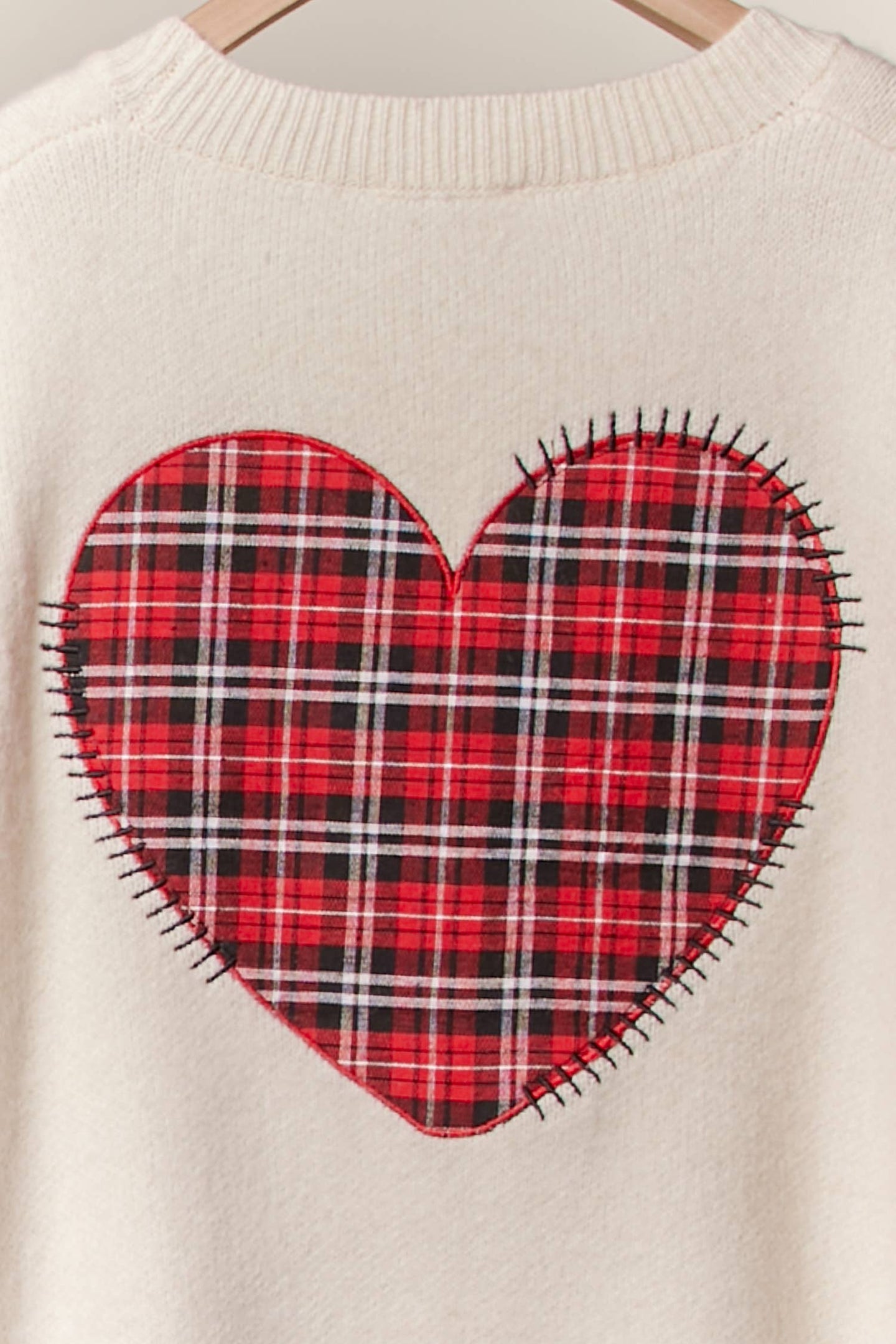 Stitched Heart Cardigan (REG)