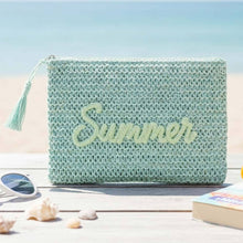 Summer Straw Pouch Bag