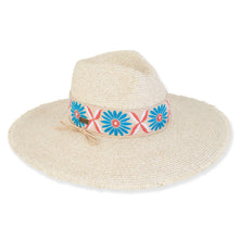 Turquoise Flower Safari Hat