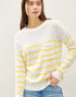 Lightweight Striped Sweater in Yellow (REG)