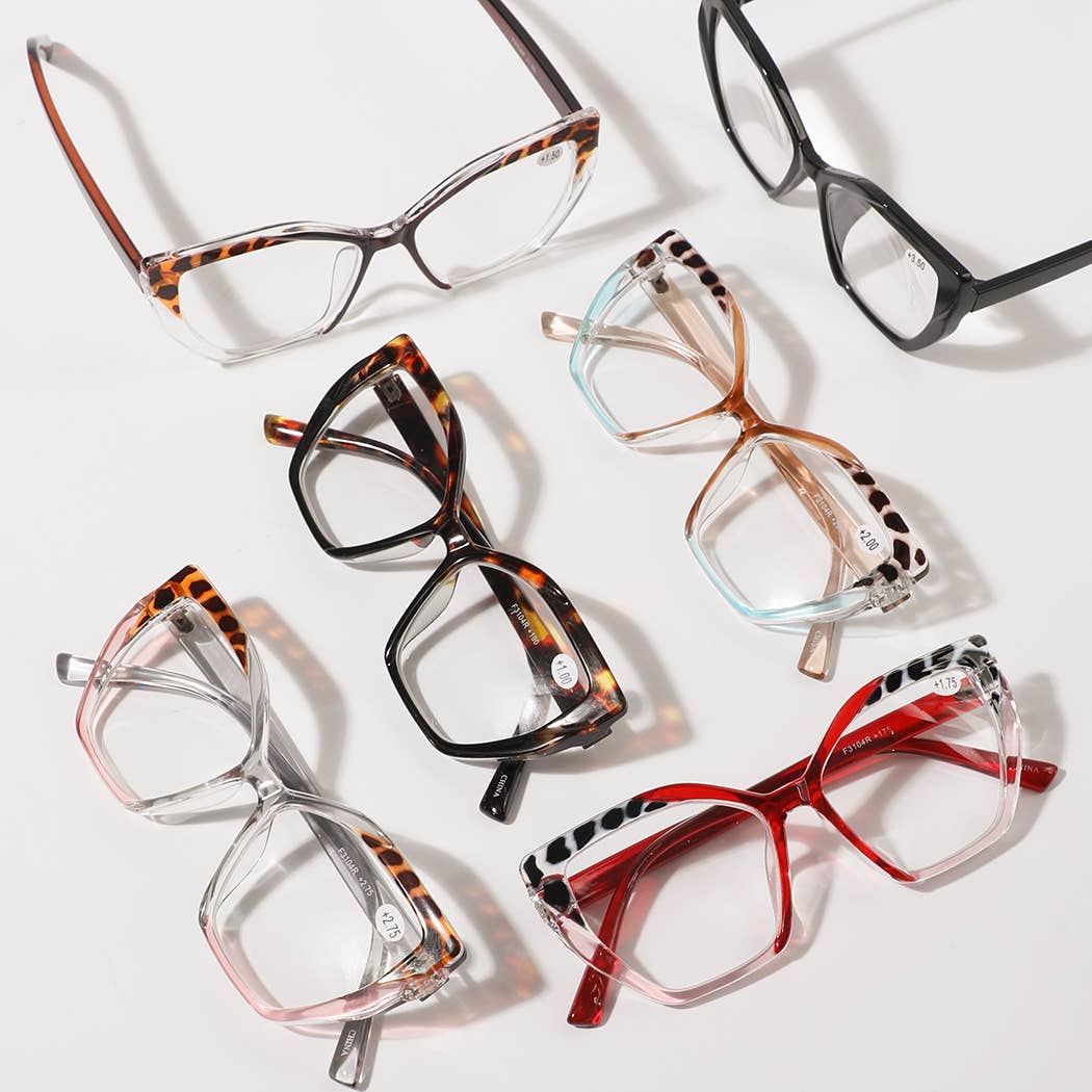 Fashion Leopard Frame Reading Glasses