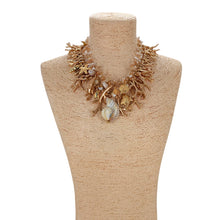 Gold Coral Necklace
