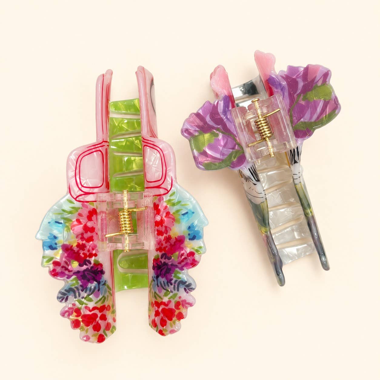 Fresh Flowers Claw Clip