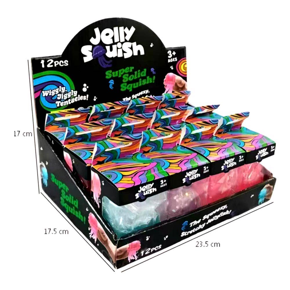 Glitter Jellyfish Squishy Stress Toy