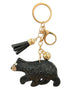 Black Bear Sparkle Keychain