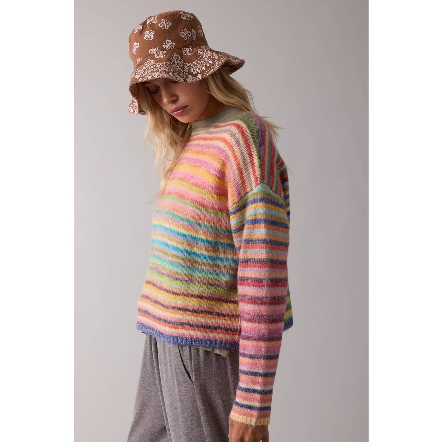 Rainbow Knit Sweater (REG)