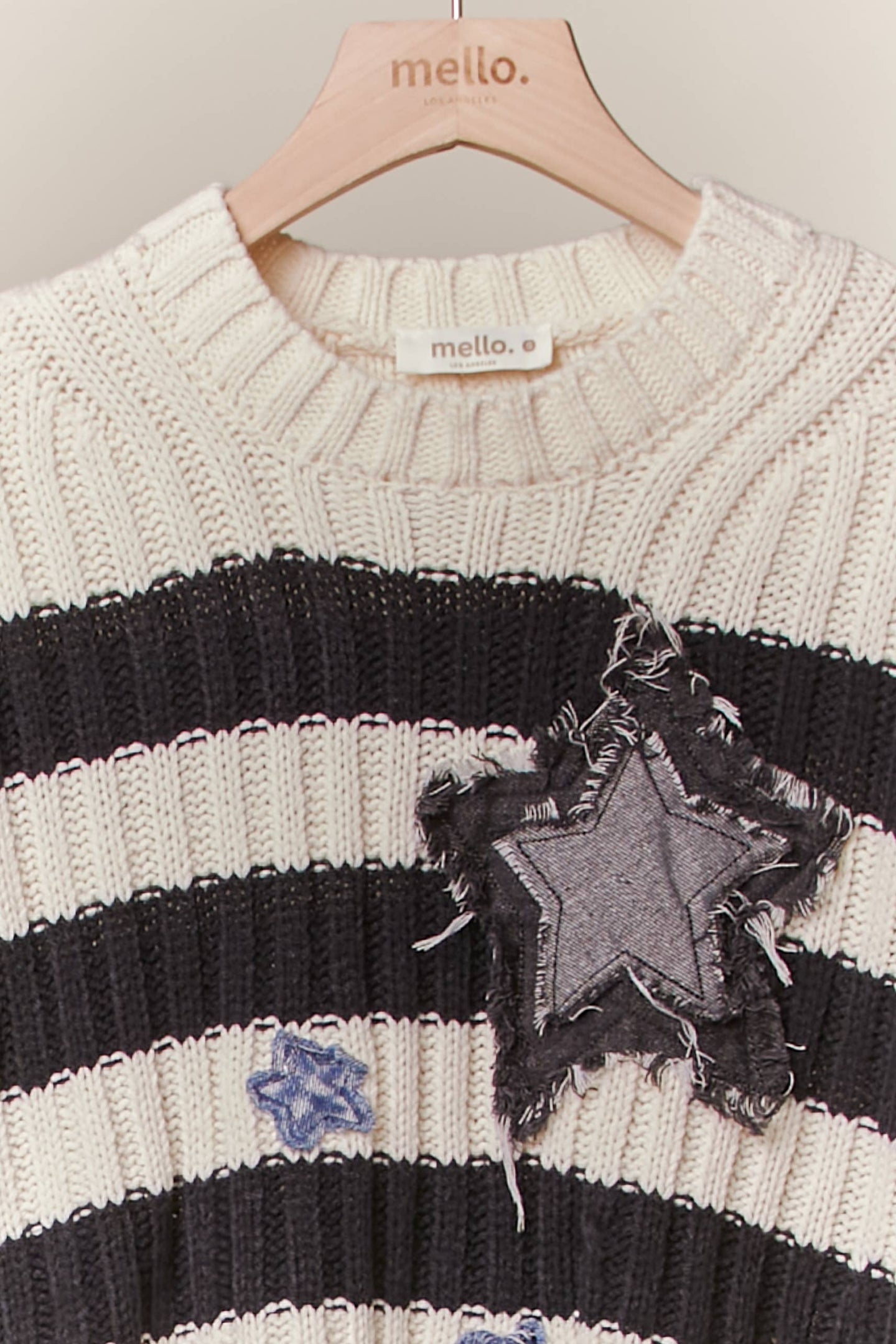 Star Denim Striped Sweater (REG)