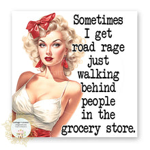 Road Rage Grocery Store Sticker