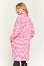 Pink Chevron Cardigan (REG)