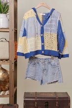 Patchwork Hoodie Cardigan (REG)