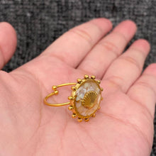 18K Shattered Shell Ring