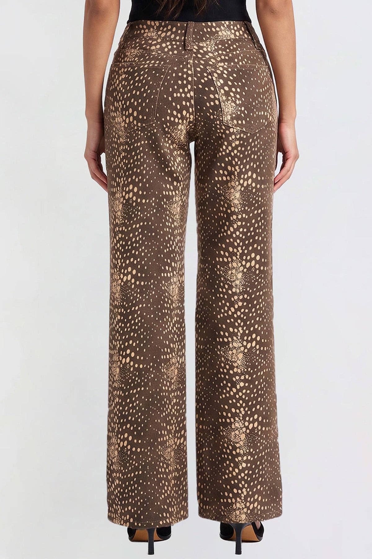 YMI Hazel Fawn Wide Leg Jeans WP44189 (REG)