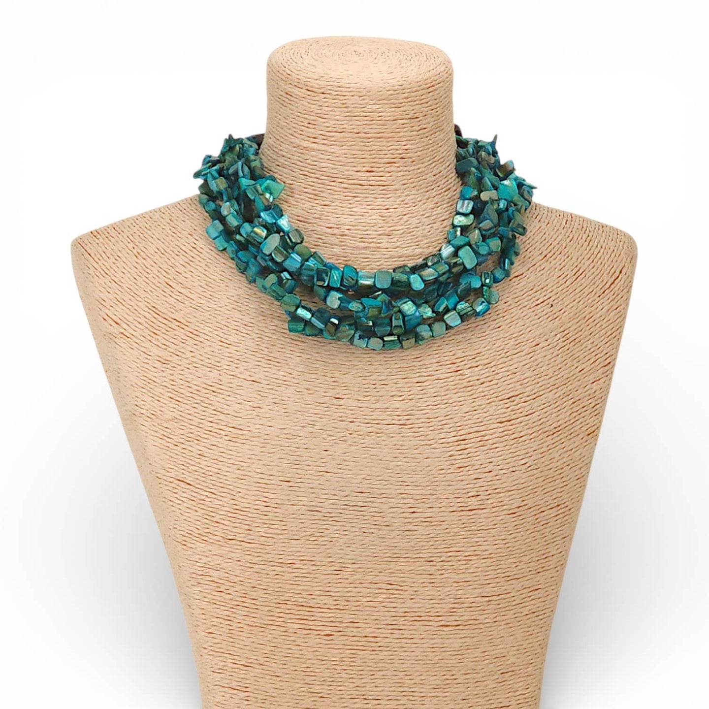 Chunky Turquoise Collar Necklace