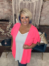 Neon Pink Cute Cardi