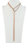 Simple Crystal Long Necklace