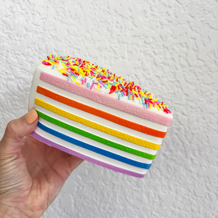 Buttercream Frosting Rainbow Sprinkle Cake Squishy