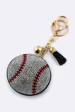 BaseBall Time! Sparkle Keychain