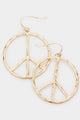 It's Time For Peace Earrings