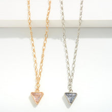 Triangle Dimond Necklace