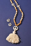 The Natural Peace Sign Necklace