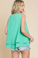 The Bubble Mint Double Tiered Flare Tank