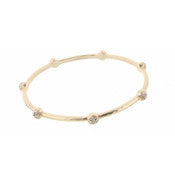 OPAL CZECH ENCRUSTED BALL BANGLE